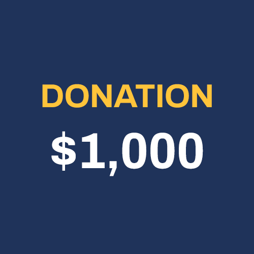 Donation $1,000